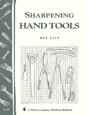 cover image of Sharpening Hand Tools